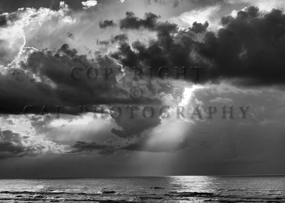 Gulf Coast Storm I Monochrome